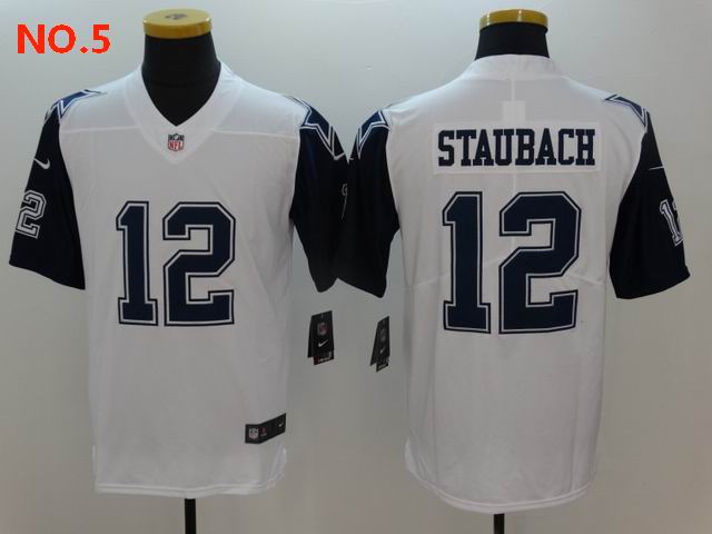 Men's Dallas Cowboys #12 Roger Staubach Jerseys NO.5;